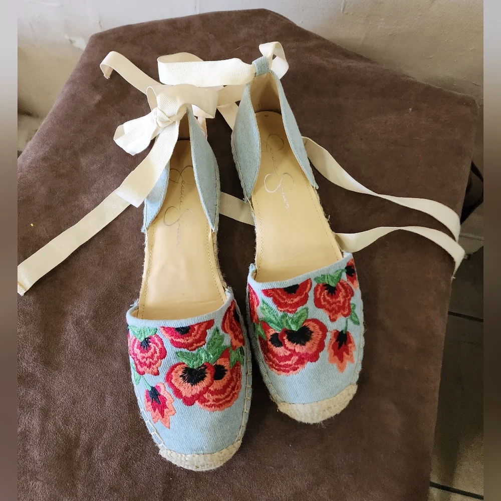 Jessica Simpson Fippo Espadrille Flats size 7